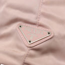 PRADA Tote Bag Nylon Pink Silver Auth 157534-17