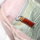 PRADA Tote Bag Nylon Pink Silver Auth 157534-23