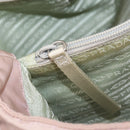 PRADA Tote Bag Nylon Pink Silver Auth 157534-25