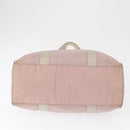 PRADA Tote Bag Nylon Pink Silver Auth 157534-5