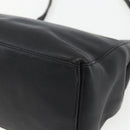 Salvatore Ferragamo Handtasche Leder 2-Wege Schwarz Gold Auth 157535V-18