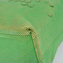 BOTTEGA VENETA INTRECCIATO Tote Bag Leather Green 131673 Auth 157536-9