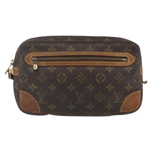 LOUIS VUITTON Monogram Marly Dragonne GM Clutch Bag M51825 LV Auth 157539