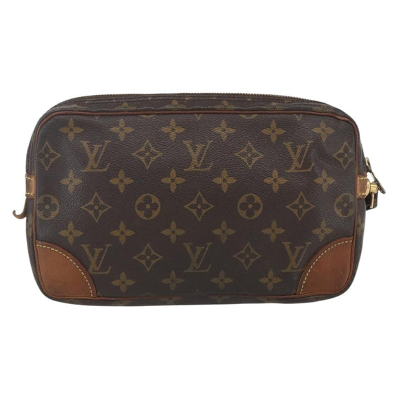 LOUIS VUITTON Monogram Marly Dragonne GM Clutch Bag M51825 LV Auth 157539