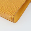 LOUIS VUITTON Epi Art Deco Clutch Bag Yellow M52639 LV Auth 157540-10