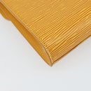 LOUIS VUITTON Epi Art Deco Clutch Bag Yellow M52639 LV Auth 157540-11