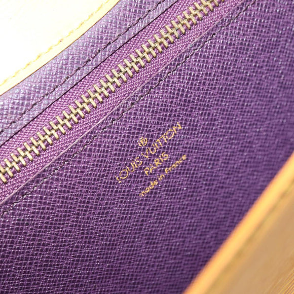 LOUIS VUITTON Epi Art Deco Clutch Bag Yellow M52639 LV Auth 157540