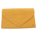 LOUIS VUITTON Epi Art Deco Clutch Bag Yellow M52639 LV Auth 157540-2