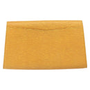 LOUIS VUITTON Epi Art Deco Clutch Bag Yellow M52639 LV Auth 157540-3