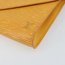 LOUIS VUITTON Epi Art Deco Clutch Bag Yellow M52639 LV Auth 157540-8