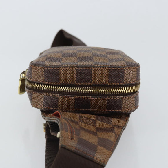 LOUIS VUITTON Damier Ebene Geronimos Shoulder Bag N51994 LV Auth 157543A