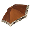 FENDI Zucca Canvas Umbrella Nylon Brown Black Auth 157545V-1