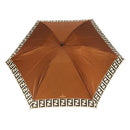FENDI Zucca Canvas Umbrella Nylon Brown Black Auth 157545V-2