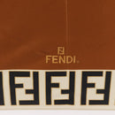 FENDI Zucca Canvas Umbrella Nylon Brown Black Auth 157545V-7