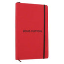 LOUIS VUITTON Notebook MN Planner Canvas Red GI1186 LV Auth 157547-1