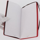 LOUIS VUITTON Notebook MN Planner Canvas Red GI1186 LV Auth 157547-9