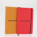 LOUIS VUITTON Notebook MN Planner Canvas Red GI1186 LV Auth 157547-12