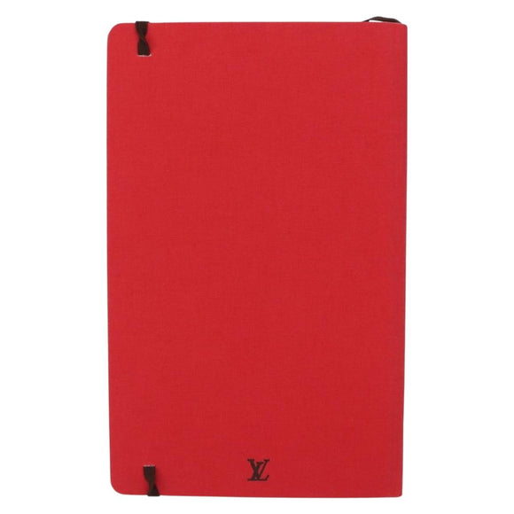 LOUIS VUITTON Notebook MN Planner Canvas Red GI1186 LV Auth 157547