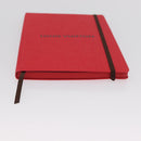 LOUIS VUITTON Notebook MN Planner Canvas Red GI1186 LV Auth 157547-6