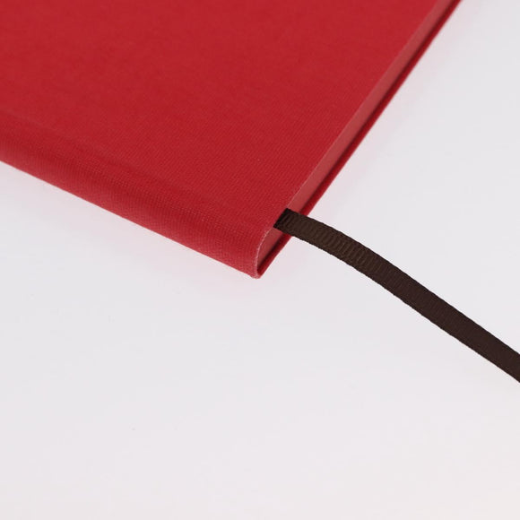 LOUIS VUITTON Notebook MN Planner Canvas Red GI1186 LV Auth 157547