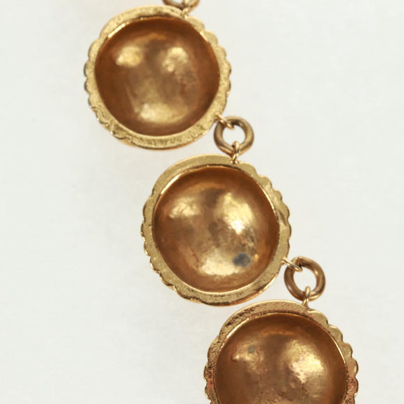 CHANEL Necklace metal Gold CC Auth 157548SAV