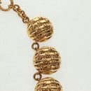 CHANEL Necklace metal Gold CC Auth 157548SAV-6