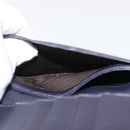 BOTTEGA VENETA INTRECCIATO Long Wallet Leather Black Auth 157551-20