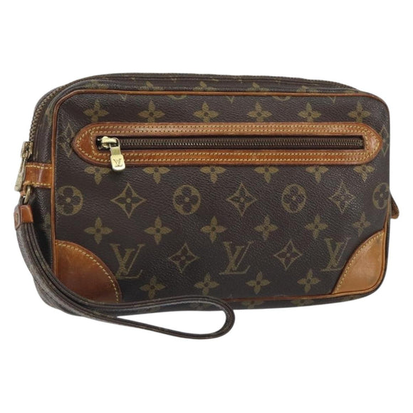 LOUIS VUITTON Monogram Marly Dragonne GM Clutch Bag M51825 LV Auth 157566