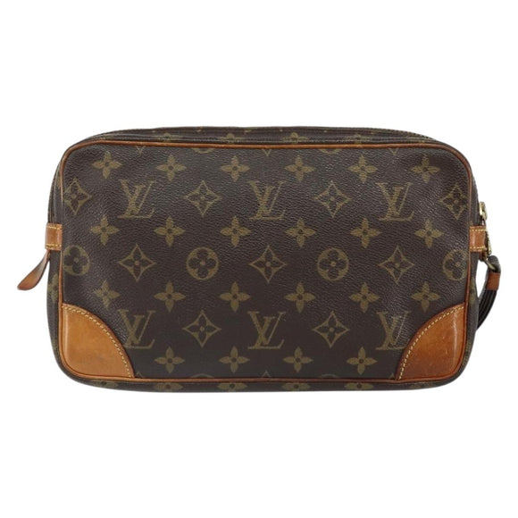 LOUIS VUITTON Monogram Marly Dragonne GM Clutch Bag M51825 LV Auth 157566