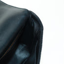 Christian Dior Caro Medium Cannage Bag Calf Skin Black Gold Auth 157570SM-21