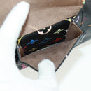 LOUIS VUITTON Monogram Multicolor Speedy 30 Hand Bag Black M92642 Auth 157571SM-21