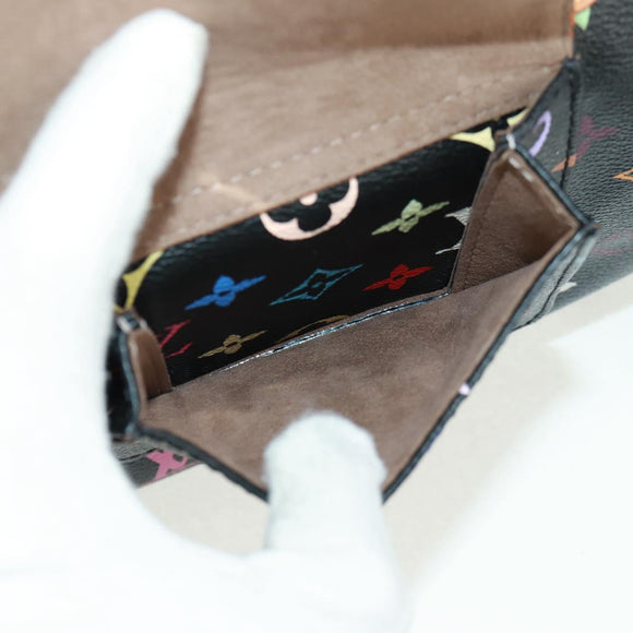 LOUIS VUITTON Monogram Multicolor Speedy 30 Hand Bag Black M92642 Auth 157571SM