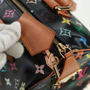 LOUIS VUITTON Monogram Multicolor Speedy 30 Hand Bag Black M92642 Auth 157571SM-10