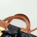 LOUIS VUITTON Monogram Multicolor Speedy 30 Hand Bag Black M92642 Auth 157571SM-15