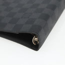 LOUIS VUITTON Damier Graphite Agenda MM Day Planner Cover R20242 LV Auth 157572-15