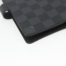 LOUIS VUITTON Damier Graphite Agenda MM Day Planner Cover R20242 LV Auth 157572-16