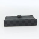 LOUIS VUITTON Damier Graphite Agenda MM Day Planner Cover R20242 LV Auth 157572-4