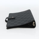 LOUIS VUITTON Damier Graphite Agenda MM Day Planner Cover R20242 LV Auth 157572-5