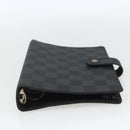 LOUIS VUITTON Damier Graphite Agenda MM Day Planner Cover R20242 LV Auth 157572-6