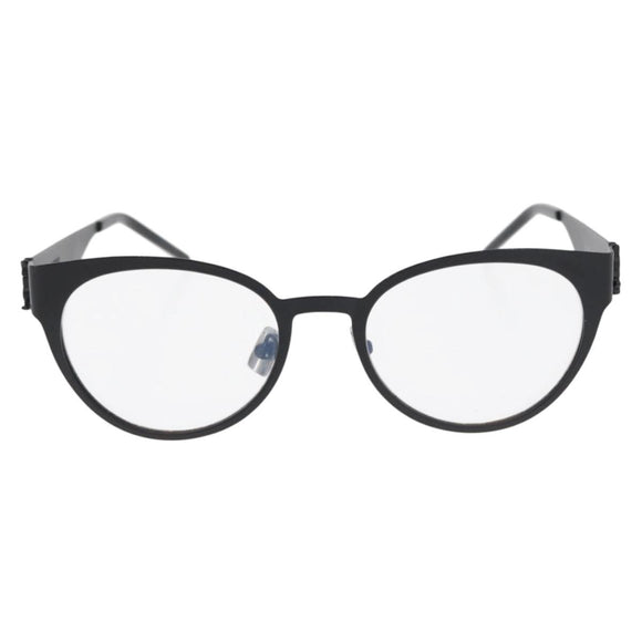 SAINT LAURENT Glasses metal Black Auth 157573V