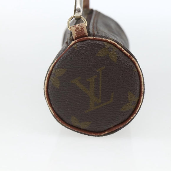 LOUIS VUITTON Monogram Papillon Pouch Vintage LV Auth 157574