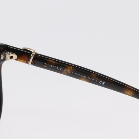 BVLGARI Sunglasses plastic Brown Auth 157575V
