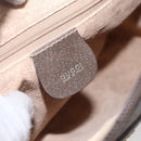 GUCCI GG Supreme Web Sherry Line Bag PVC Beige Gold 001 56 6472 Auth 157580-19
