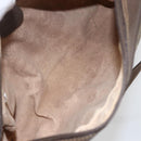 GUCCI GG Supreme Web Sherry Line Bag PVC Beige Gold 001 56 6472 Auth 157580-9