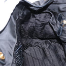 PRADA Tote Bag Nylon Black Gold Auth 157581-21