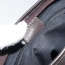 BURBERRY Nova Check Shoulder Bag PVC Black Silver Auth 157585-12