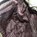 PRADA Backpack Nylon Khaki Silver Auth 157586-22