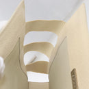 LOEWE Shoulder Bag Leather White Silver Auth 157588-23