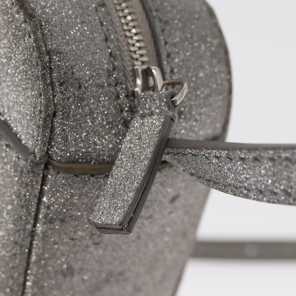 BALENCIAGA Everyday Camera Bag XS Shoulder Bag Leather Silver 552372 Auth 157590