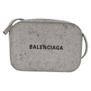 BALENCIAGA Everyday Camera Bag XS Shoulder Bag Leather Silver 552372 Auth 157590-13